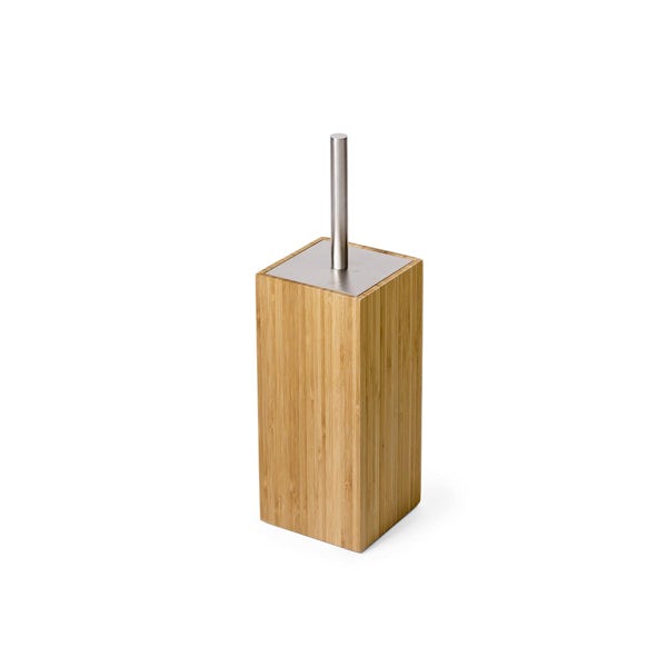 Accents Bamboo toilet brush holder