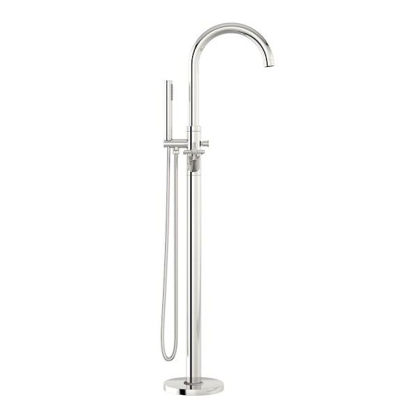 Mode Harrison freestanding bath & tap pack with Tate bath filler