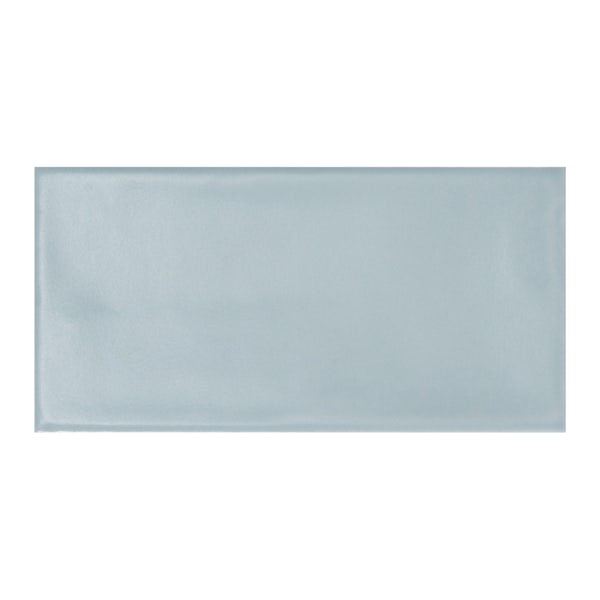 Annecy sky blue matt wall tile 75mm x 150mm