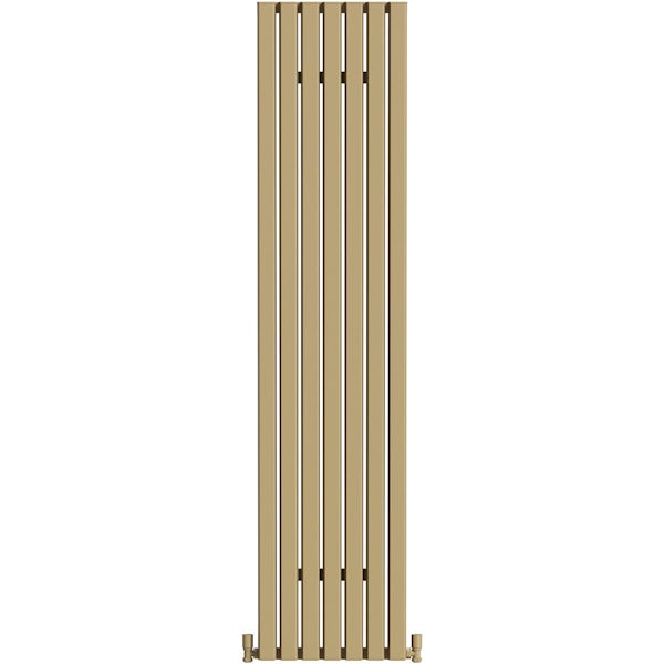 The Heating Co. Hamilton vertical matt bronze aluminium radiator