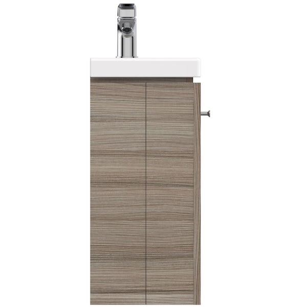 Ideal Standard Concept Space elm right handed wall hung vanity unit and basin 450mm