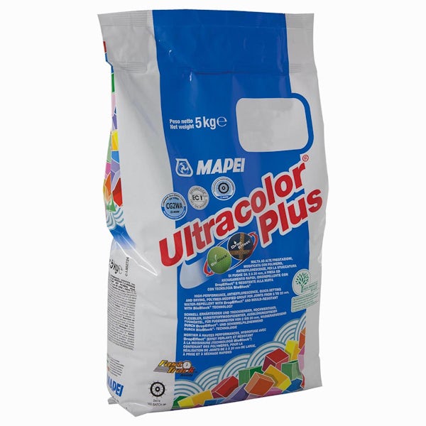 Mapei Ultracolor Plus white wall and floor grout 5kg