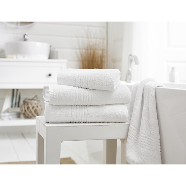 The Lyndon Company Eden Egyptian cotton 6 piece towel bale in white