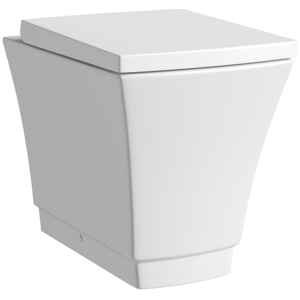 Mode Austin back to wall toilet with soft close seat and concealed cistern