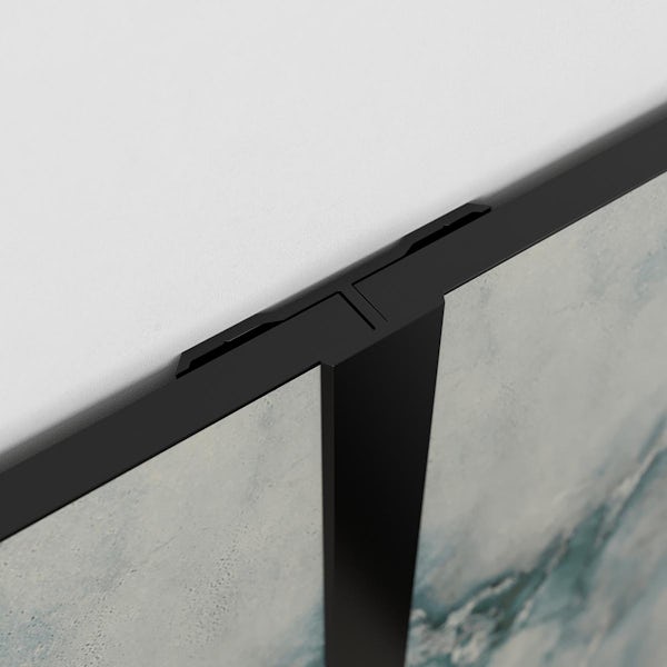 Kinewall black H shaped profile for mounting 2 panels together