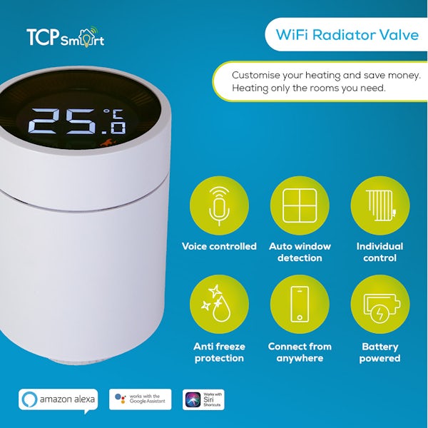 TCP Smart WiFi radiator valves