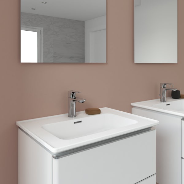 Ideal Standard Strada II white wall hung vanity unit and basin 640mm