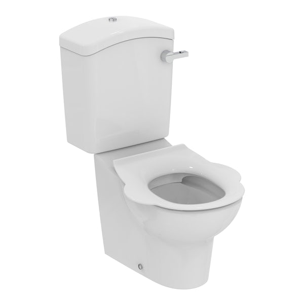 Armitage Shanks Contour 21 Splash close coupled school toilet with lever handle and white seat