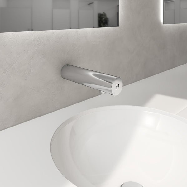 Armitage Shanks Sensorflow E touch-free sensor wall mounted basin mixer tap - battery