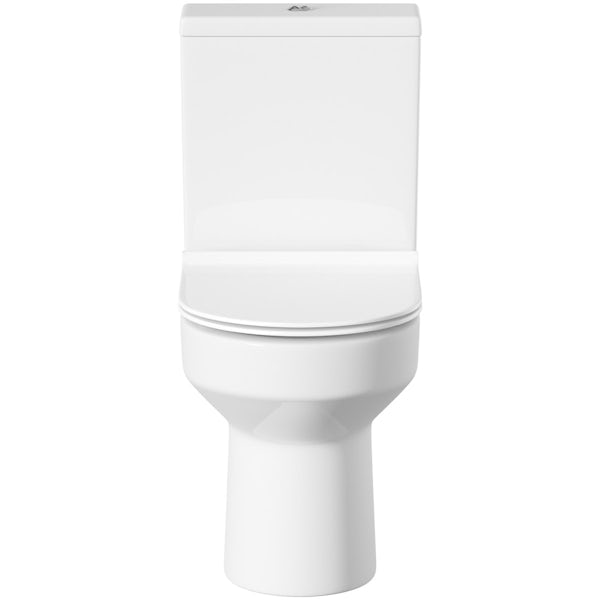Orchard Wharfe close coupled toilet with soft close slim seat