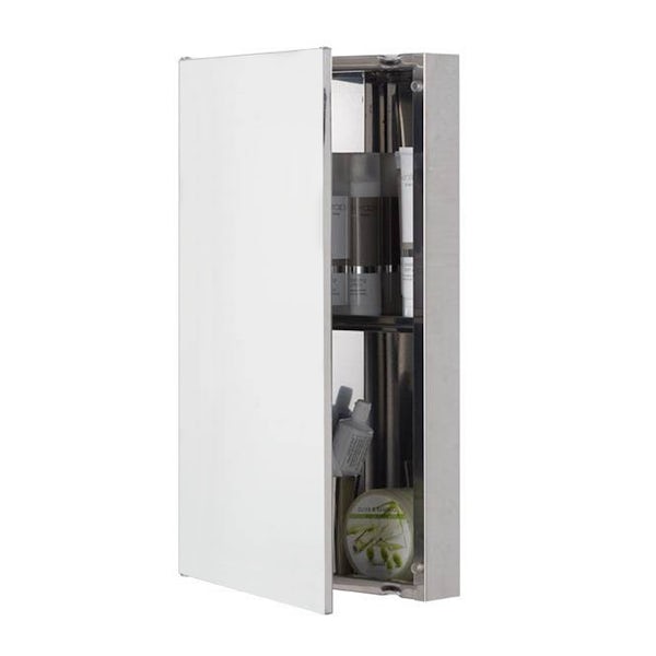 Radial Stainless Steel Corner Cabinet