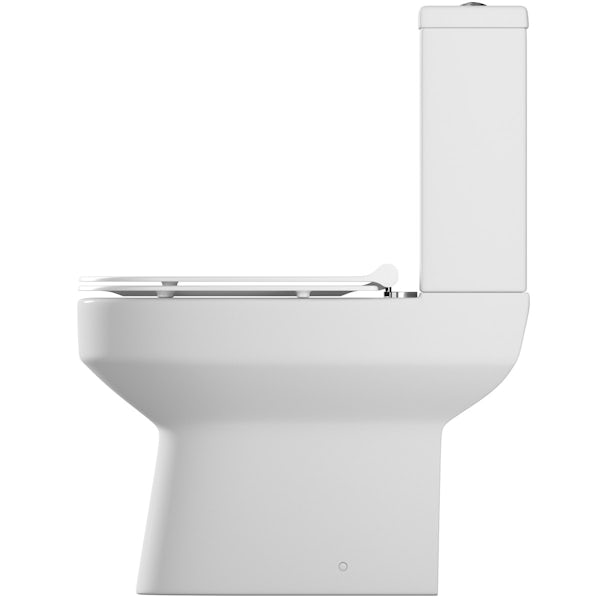 Orchard Wharfe close coupled toilet with soft close slim seat