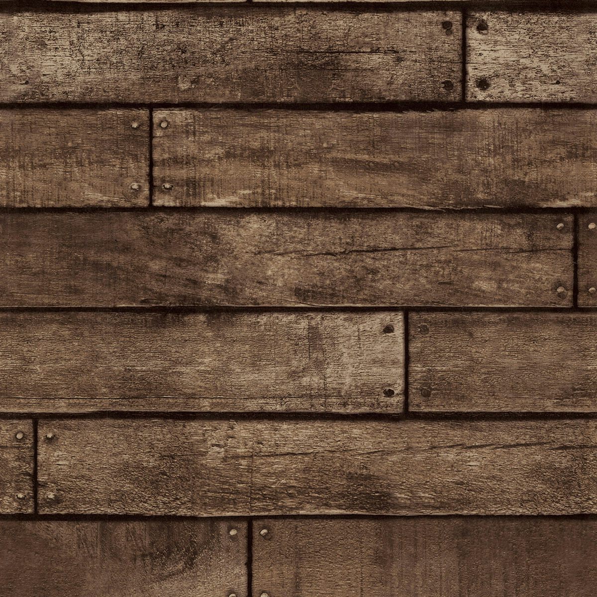 Fine Decor wooden plank sidewall gold wallpaper