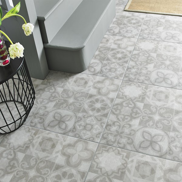 British Ceramic Tile Alfred Feature matt floor tile 498mm x 498mm