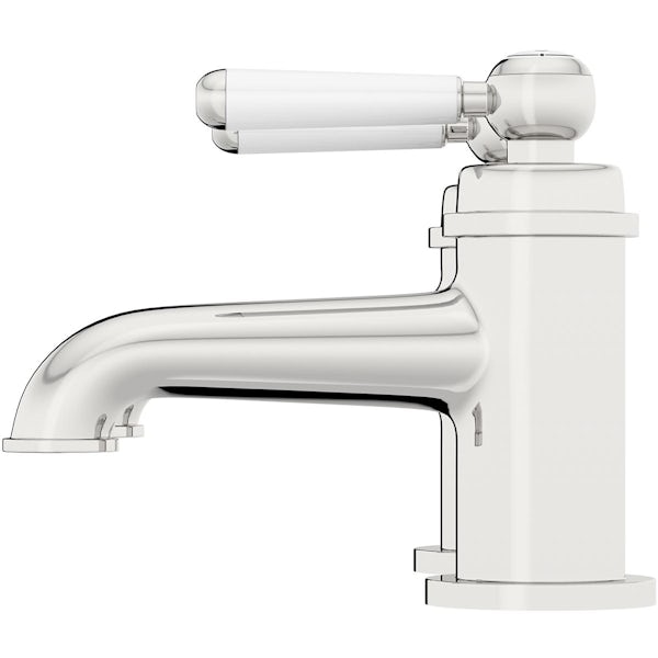 The Bath Co. Aylesford Vintage basin pillar taps with waste