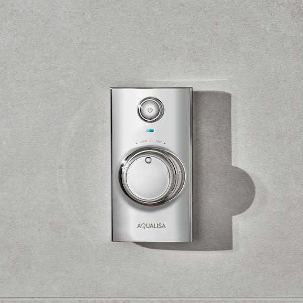 Aqualisa Visage Q Smart concealed shower standard with adjustable handset