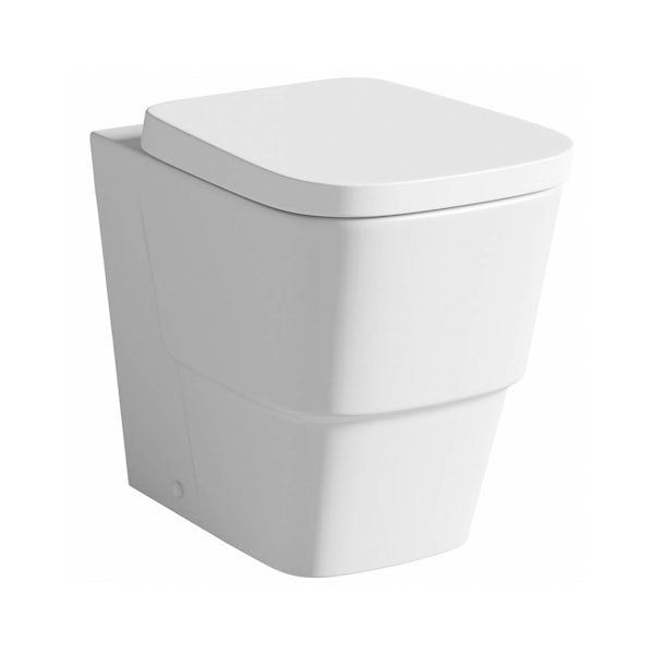 Foster Back to Wall Toilet inc Luxury Soft Close Seat