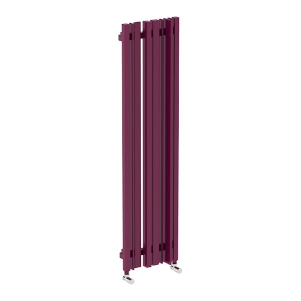Sherwood purple violet vertical radiator 1300 x 330