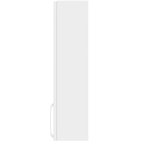 Mode Nouvel gloss white wall cabinet 300mm