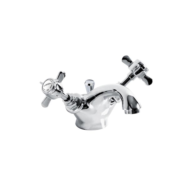 The Bath Co. Aylesford Classic basin and bath mixer tap pack