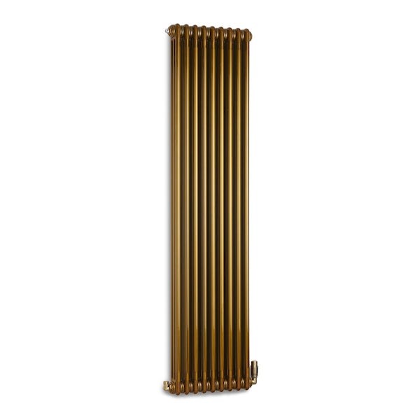 Terma Colorado 3 column vertical radiator brass lacquer