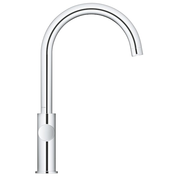 Grohe Red Duo C spout boiling water kitchen tap with LED handle