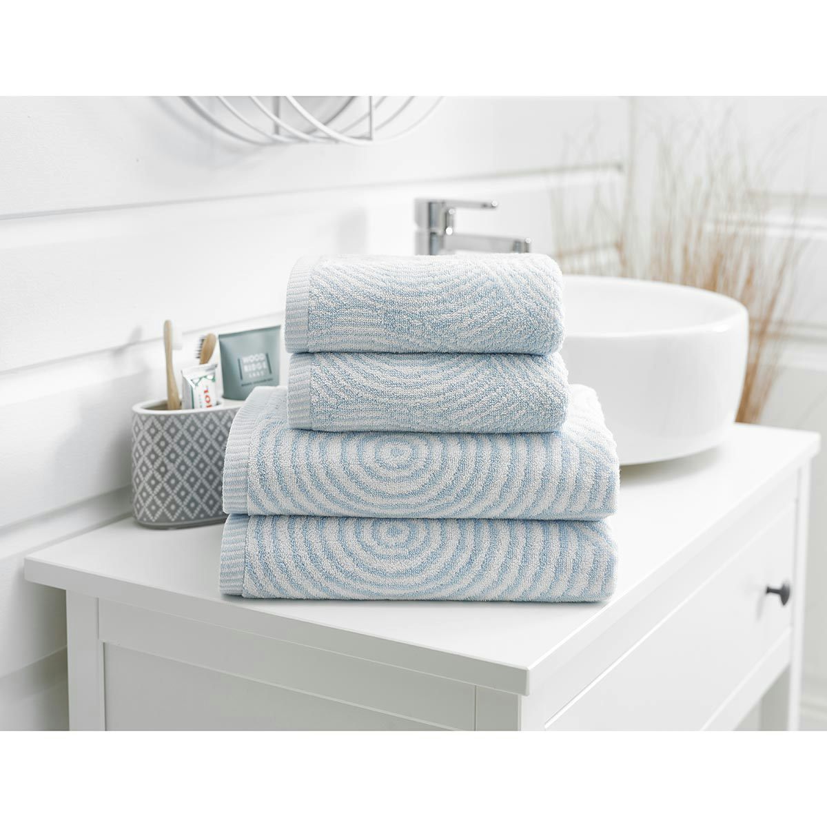 chambray bath towel