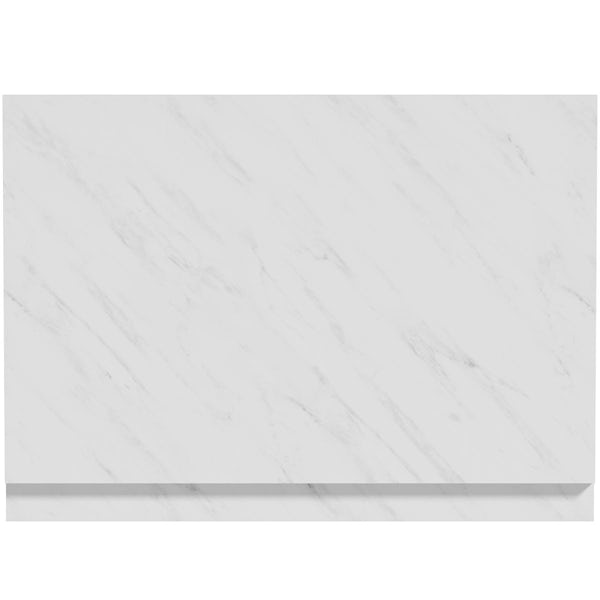 Orchard Lea marble straight bath end panel 750mm