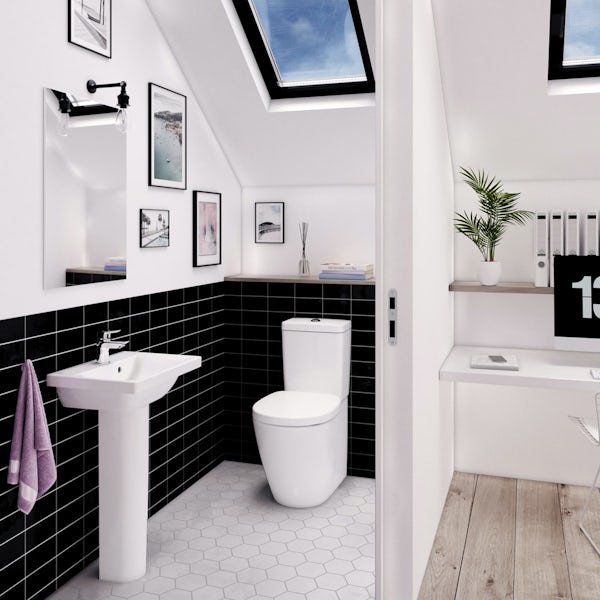 Ideal Standard Concept Space 1 tap hole full pedestal bathroom basin 500mm