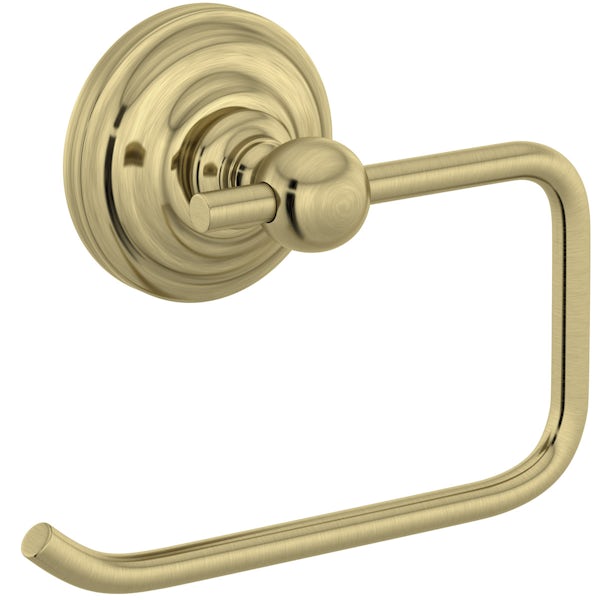 The Bath Co. 1805 gold toilet roll holder