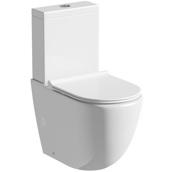 Mode Harrison close coupled toilet inc slimline soft close seat