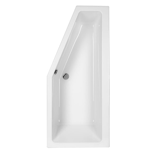 Carron Quantum Spacesaver 5mm right handed single ended straight bath