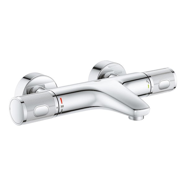 Grohe Precision Feel thermstatic round bath mixer tap