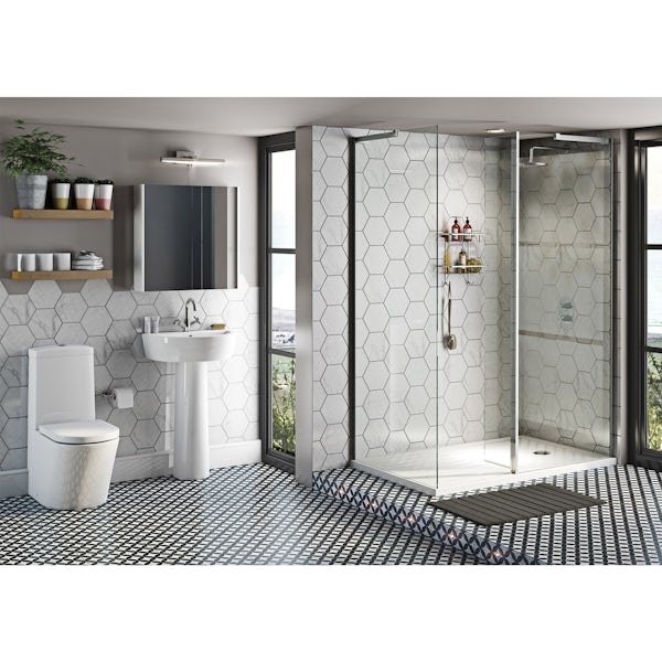 Mode Tate ensuite suite with enclosure and tray
