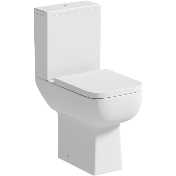 Orchard Lea 600 rimless close coupled toilet with soft close seat