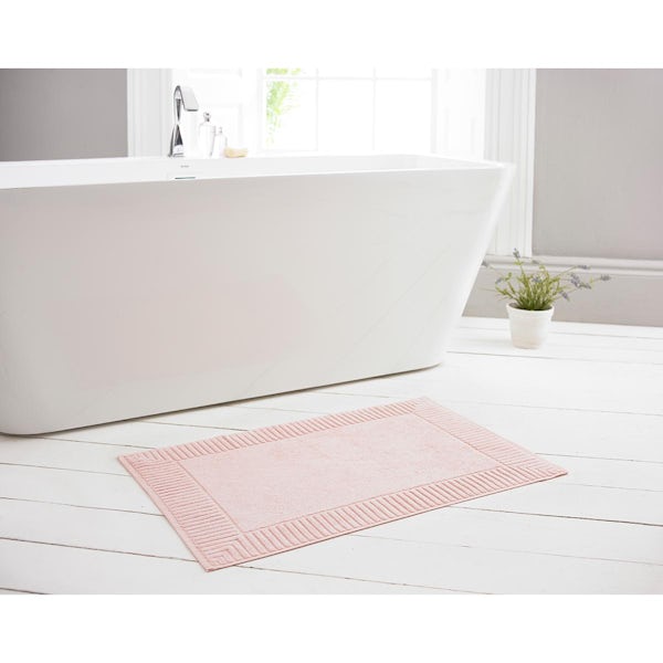 Deyongs Bliss antibacterial 650gsm bath mat pink