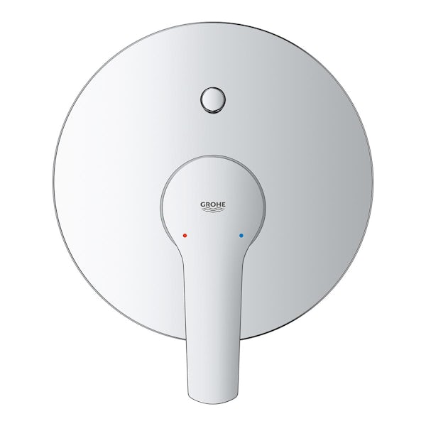 Grohe Start single lever round concealed shower valve with diverter