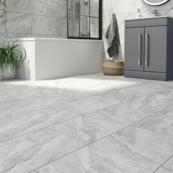 Calcolo Etna glazed porcelain wall and floor tiles 615mm x 308mm
