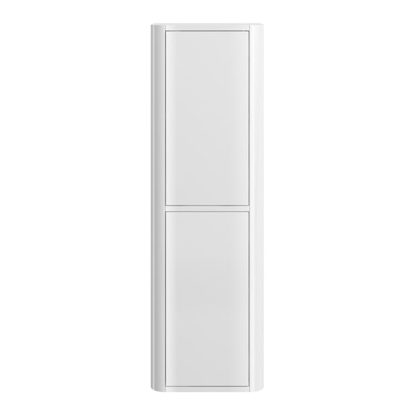 Mode Carter white tall wall hung cabinet 1200 x 375mm