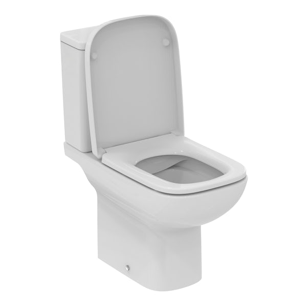 Ideal Standard i.life A rimless close coupled toilet with 2.6/4 dual flush and slow close seat