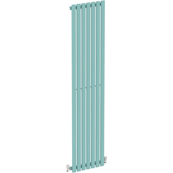 The Tap Factory Vibrance blue vertical panel radiator