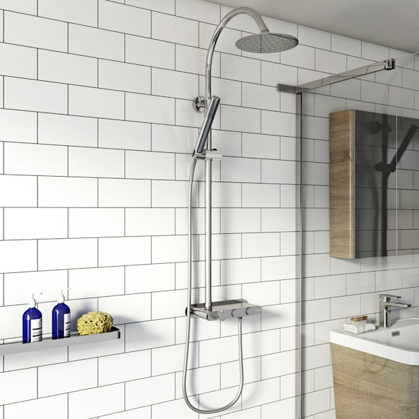 Mode Foster exposed thermostatic mixer shower