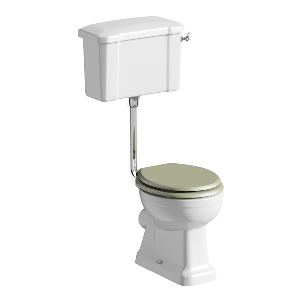 The Bath Co, Camberley low level toilet inc sage soft close seat