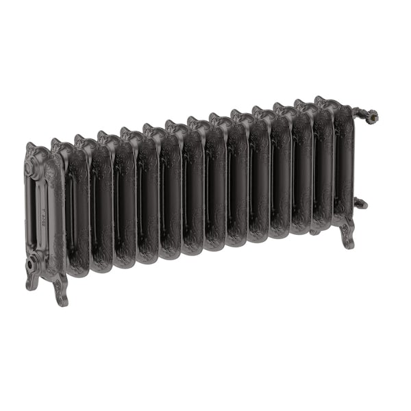 Oxford raw metal freestanding cast iron radiator 470 x 1180