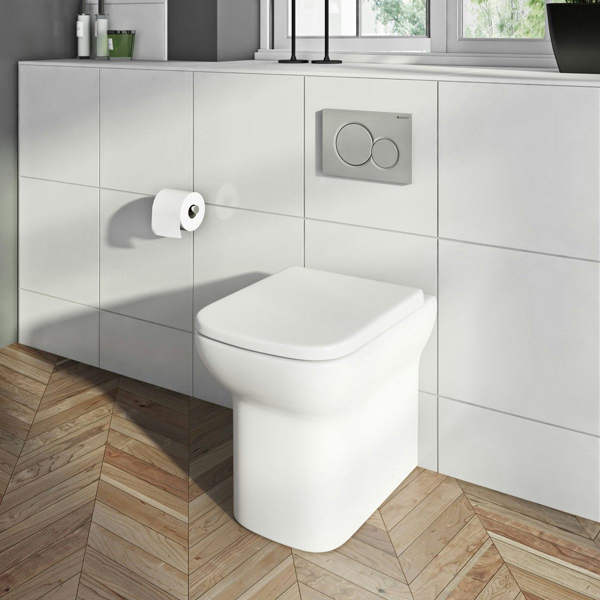 Serene Valencia Rimless Back to Wall Short Projection Toilet