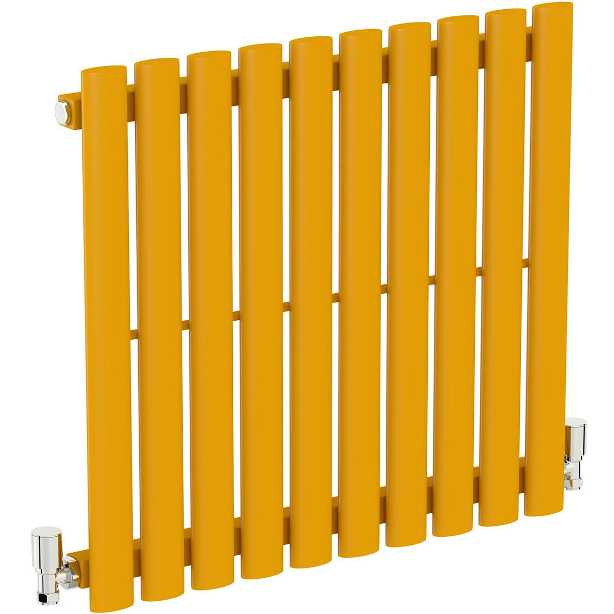 The Tap Factory Vibrance english mustard vertical panel radiator 550 x 790