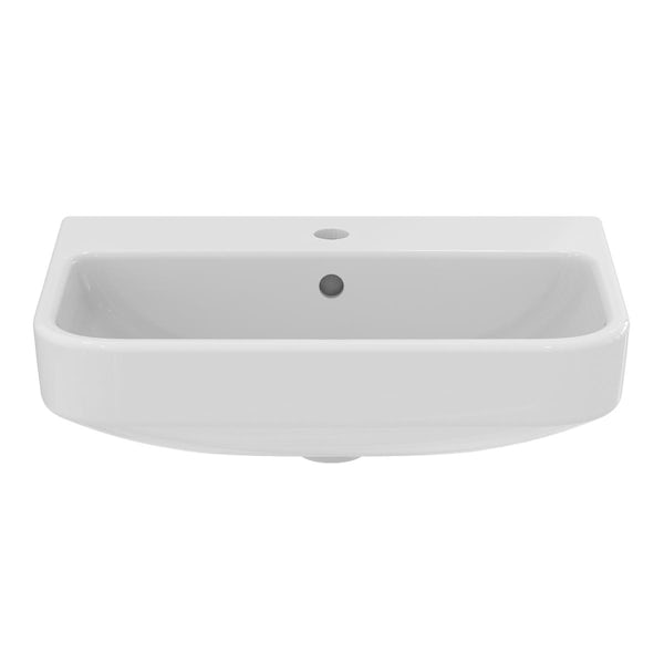 Ideal Standard i.life S 1 tap hole wall hung basin 550mm