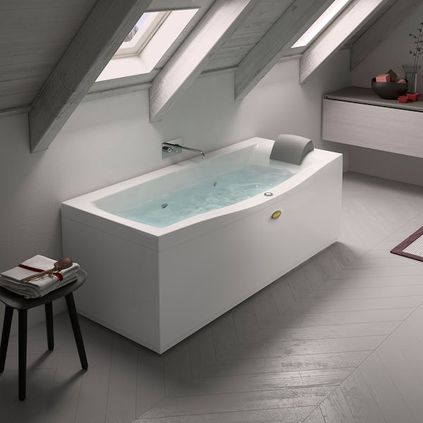 Jacuzzi Essentials right handed single end whirlpool bath