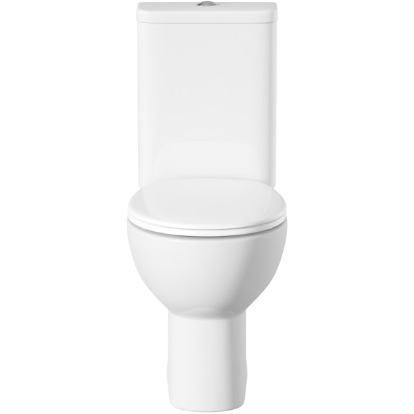 Orchard Elena close coupled toilet inc soft close seat and pan connector