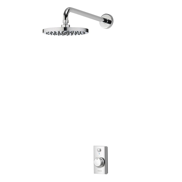 Aqualisa Visage Q Smart concealed shower pumped with wall head